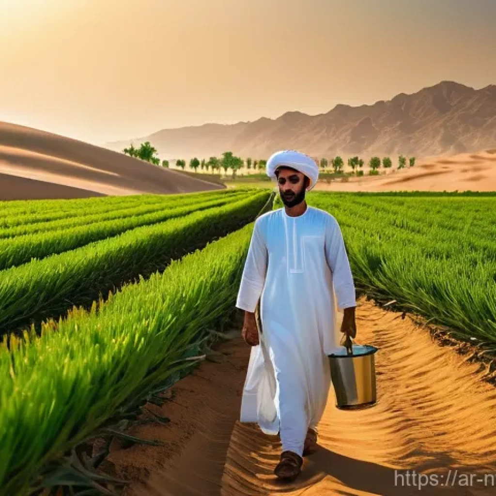 농업에서의 바이오기술의 활용 - **Prompt 1: Desert Bloom of Biotechnology**
"A breathtaking panoramic view of a once arid desert...