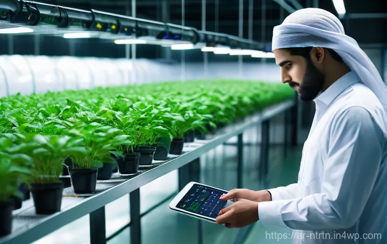 도시 식량 시스템의 미래 - **Prompt:** A state-of-the-art vertical farm thriving within a modern, gleaming skyscraper in a vibr...